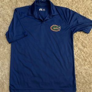 Brand new dry fit blue Gators polo